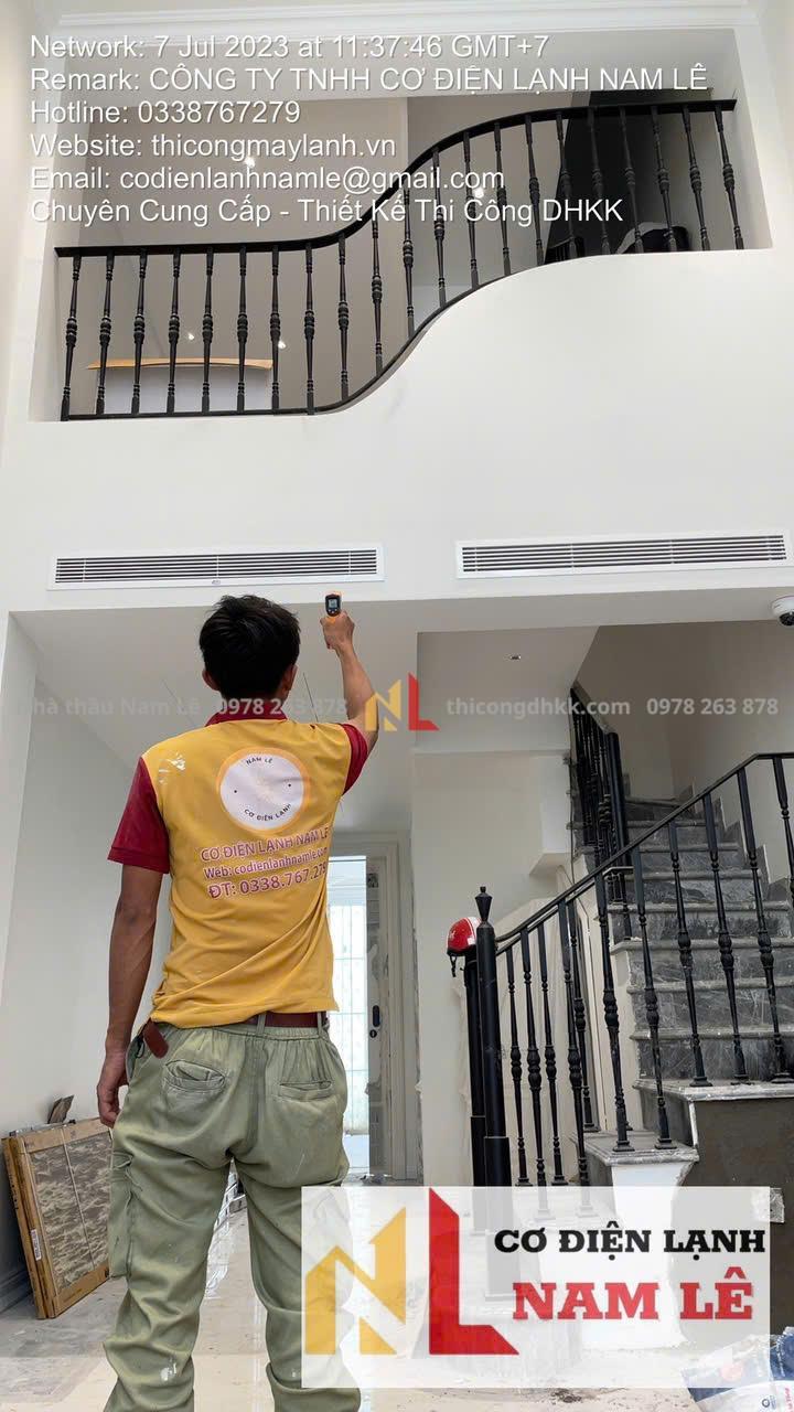 Thi Công & Vệ Sinh Máy Lạnh Âm Trần Nối Ống Gió