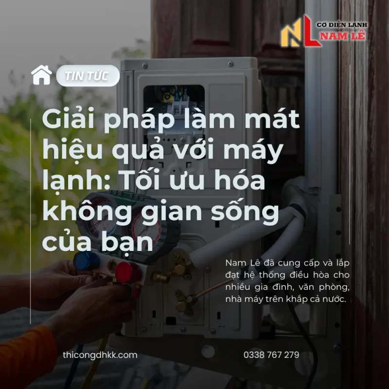 giai phap lam mat hieu qua voi may lanh