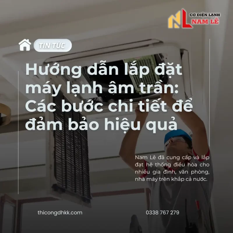 huong dan lap dat may lanh am tran nam le