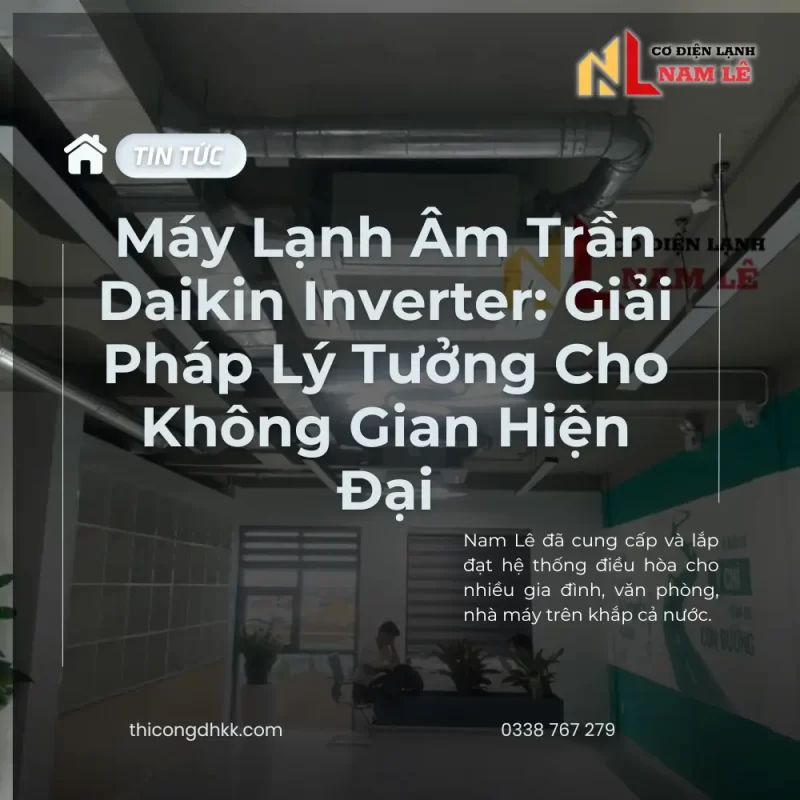 may lanh am tran daikin inverter