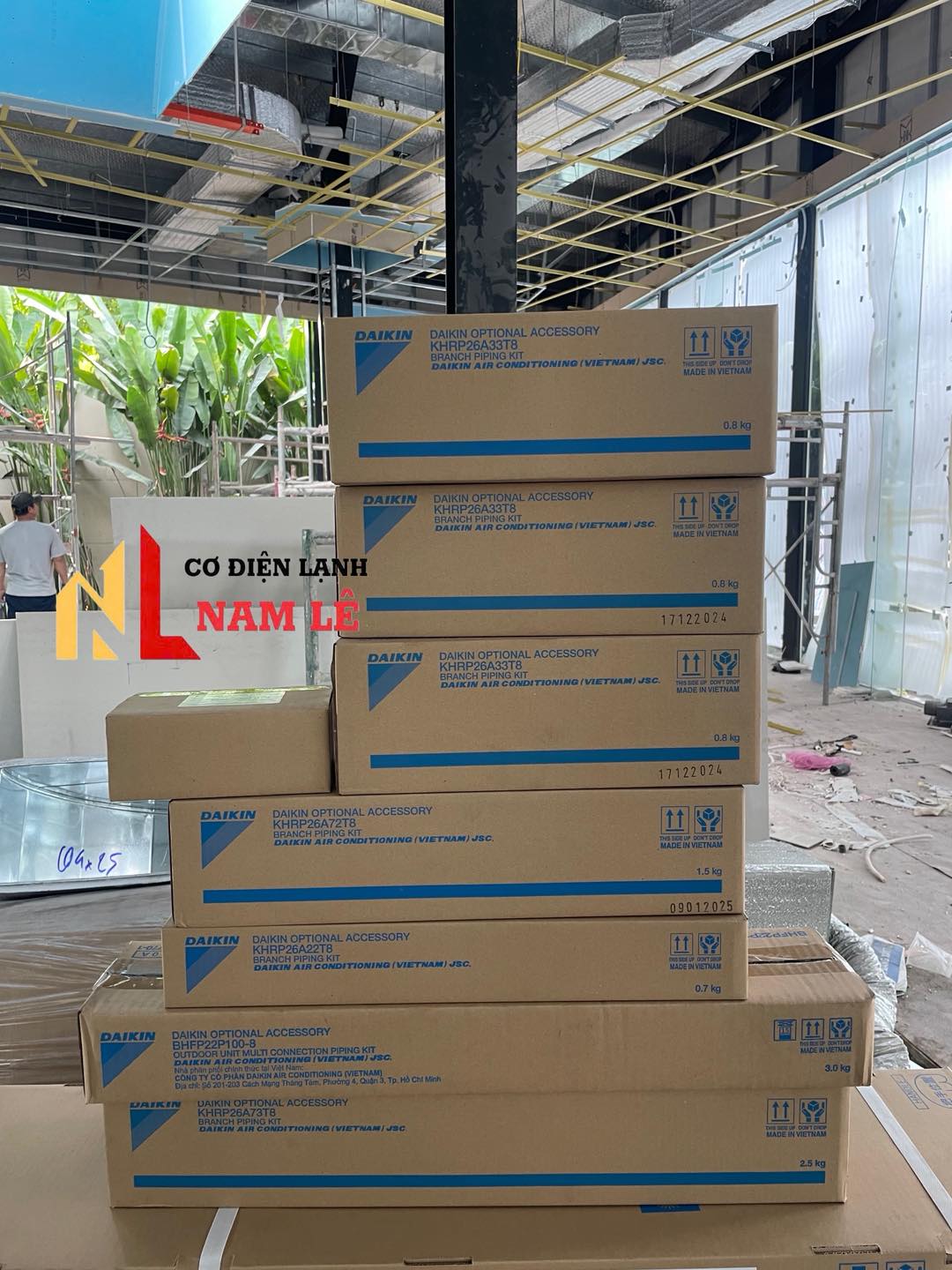 Quy trình lắp đặt hệ thống DHKK trung tâm VRV Daikin