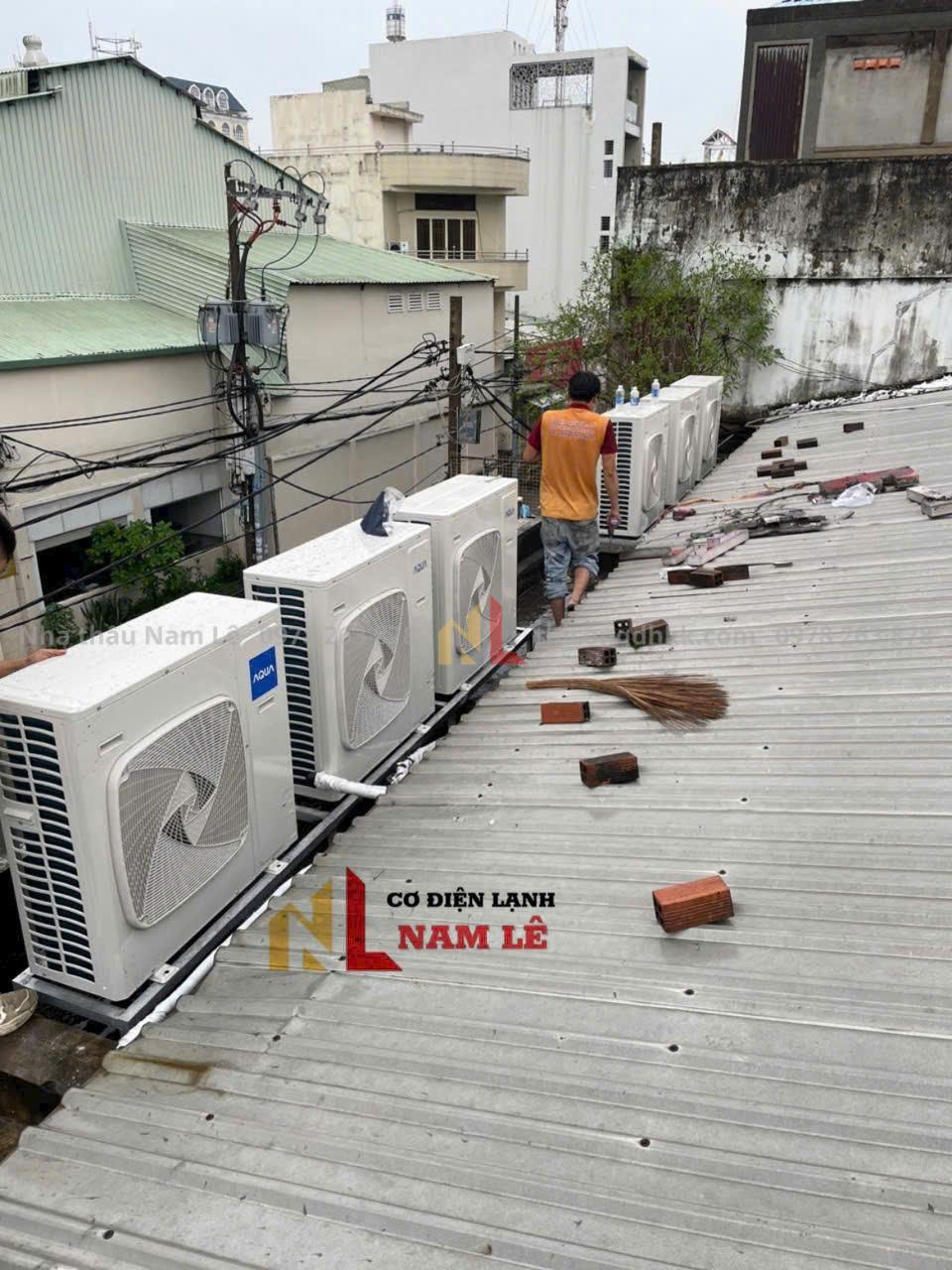 vệ sinh dàn nóng máy lạnh