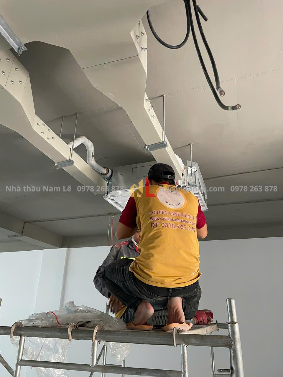 Kỹ thuật đi ống đồng âm tường