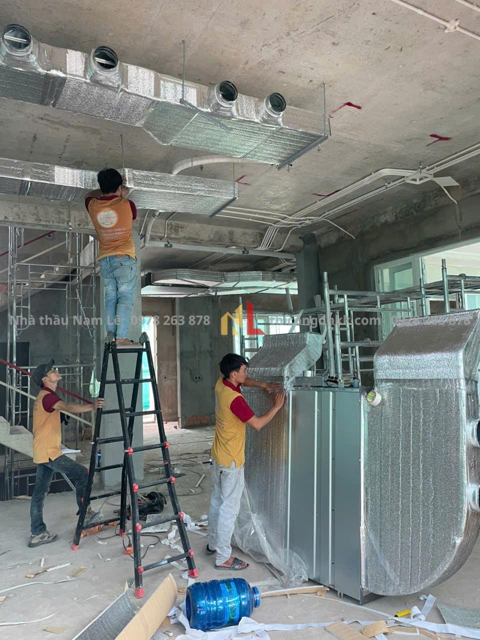 thi công máy lạnh quán cafe