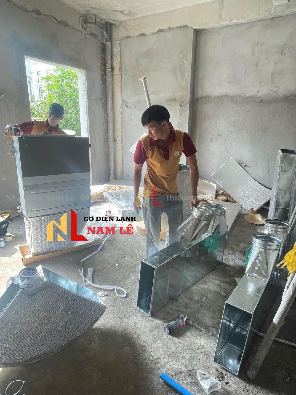 máy lạnh âm trần đóng tuyết