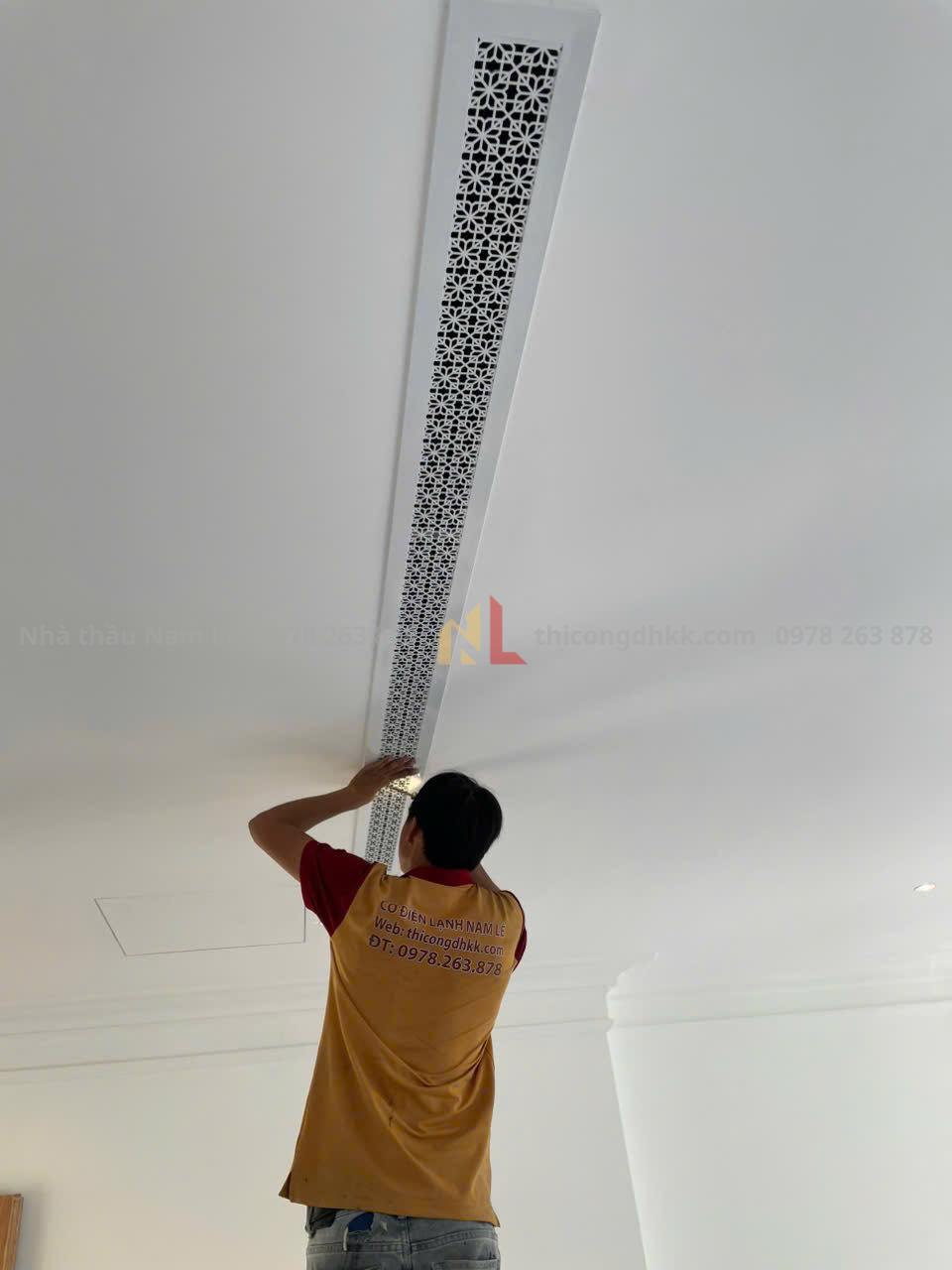 độ cao trần lắp máy lạnh âm trần