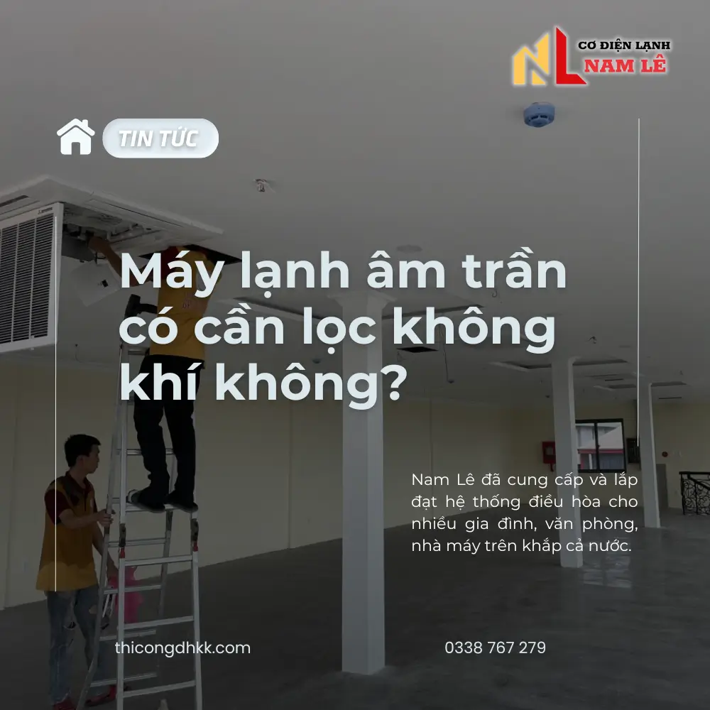 thicongdhkk may lanh am tran loc khong khi